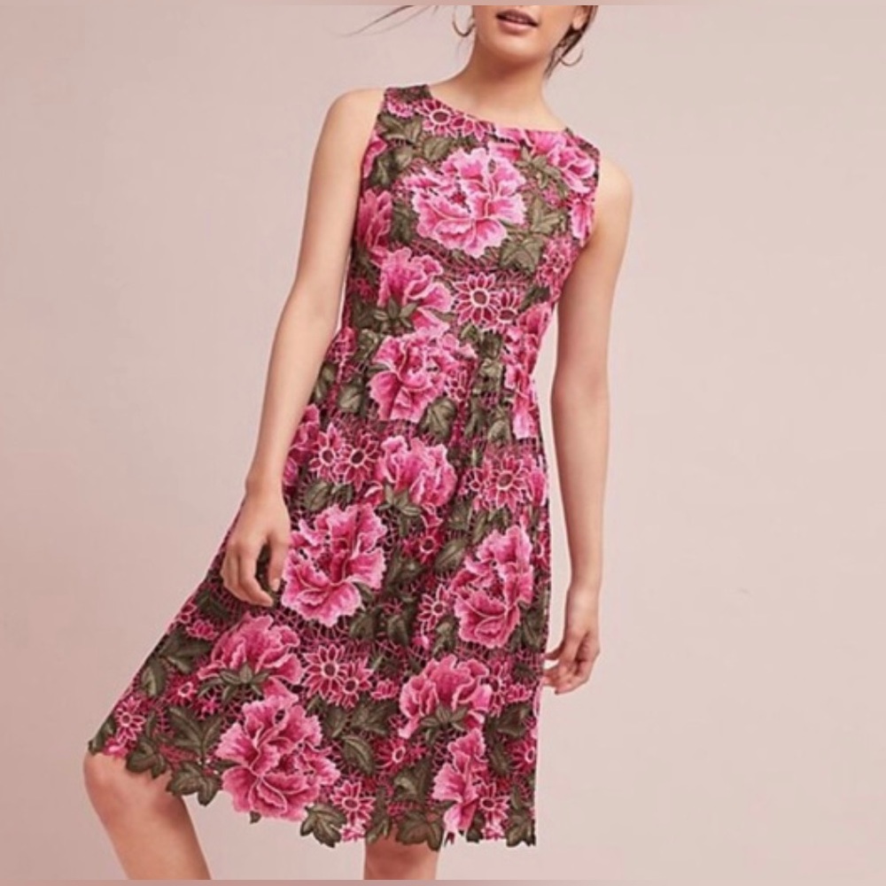 NWOT Anthropologie Eri + Ali Laila Floral Dress